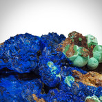 Azure-Malachite Authentic 2.5 Billions Old Banded Mineral // Museum Display (Mineral Only)