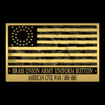 American Civil War Authentic 1861-1865 Union Uniform Button // Museum Display (Button Only)