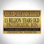 Aura Quartz Authentic Crystal Titanium Bismuth Silicon Points // Museum Display