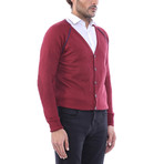 Mason Cardigan // Burgundy (XL)