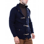 Lucas Knit Coat // Navy (L)