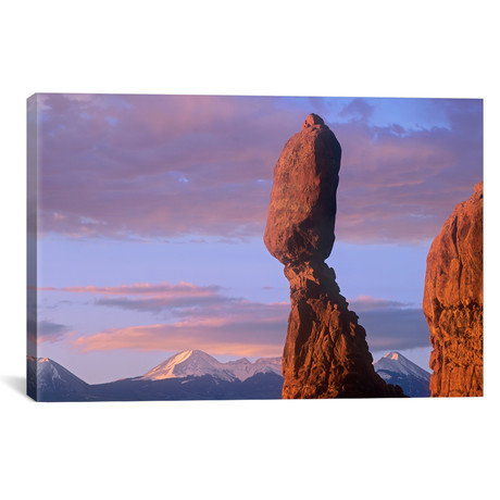 La Sal Mountains And Balanced Rock, Arches National Park, Utah // Tim Fitzharris (18"W x 26"H x 0.75"D)
