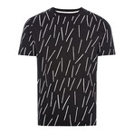 Hymn Boomstick Drumstick Print T-Shirt // Black (XL)