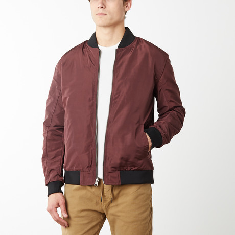 Harley Reversible Light Weight Bomber // Mulberry (XS)
