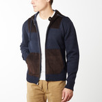 Harlow Sweater Hoodie // Navy (L)