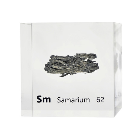 Lucite Cube // Samarium
