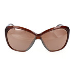 Porsche Design // Women's P8603 Sunglasses // Dark Chocolate