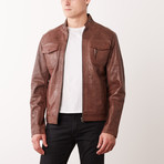 Cedrick Leather Jacket // Copper (S)
