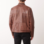 Cedrick Leather Jacket // Copper (3XL)