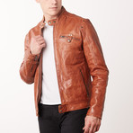 Porter Leather Jacket // Timber (L)