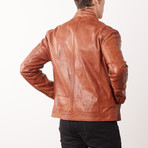 Porter Leather Jacket // Timber (4XL)