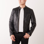 Bobby Leather Jacket // Black (L)