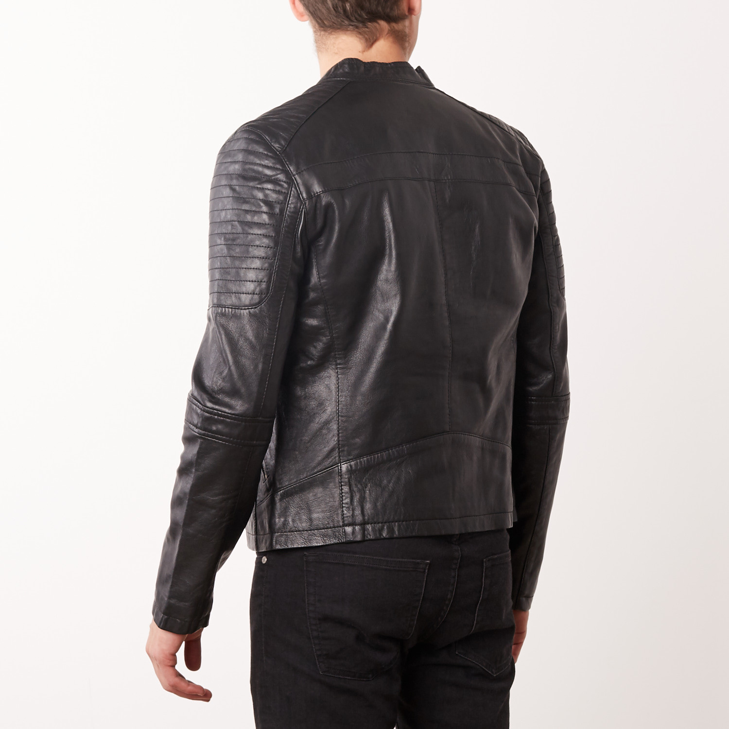 Bobby Leather Jacket // Black (S) - Helium - Touch of Modern