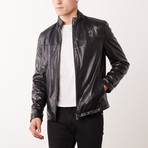 Clement Leather Jacket // Black (XL)