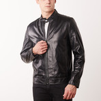 Donovan Leather Jacket // Black (XL)