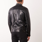 Donovan Leather Jacket // Black (XL)