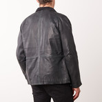 Darwin Leather Jacket // Black (L)