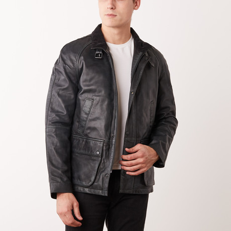 Darwin Leather Jacket // Black (S)