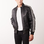 Lenard Leather Jacket // Black (S)
