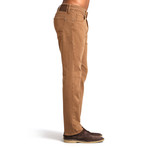 Marcus Slim Straight-Leg Jeans // Toffee Washed Comfort (28WX32L)