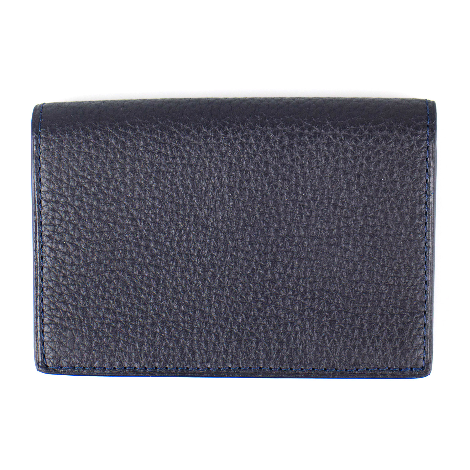 Tom Ford // Grained Leather Envelope Card Holder Wallet // Navy Blue ...