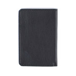 Smooth Sheen Leather Card Holder // Black