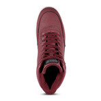 Iconic-Bomber High-Top Sneaker // Burgundy (US: 8)
