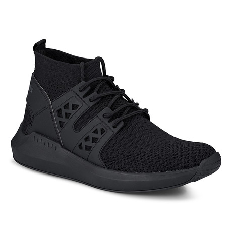 Knit Sock Mono Fashion Sneaker // Black (US: 8)