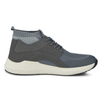 Knit Sock Fabric Mesh Fashion Sneaker // Grey (US: 9)