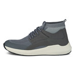 Knit Sock Fabric Mesh Fashion Sneaker // Grey (US: 11)