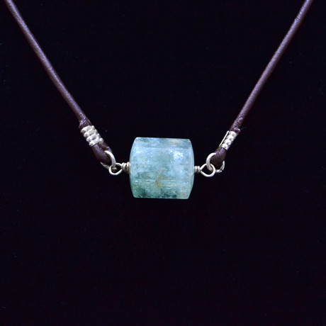 Huge Single Hexagon Natural Emerald Necklace 20.5 carats