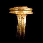 Original Roman Gold Ring + Eagle Intaglio