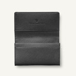 Graf Von Faber-Castell Platinum-Plated Rollerball + Leather Business Card Case Gift Set