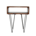 Matrix Side Table // Rosewood