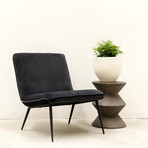 Concrete Inverted Stool // Round Face