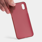 Burgundy Red // Matte // iPhone X