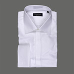 Canali // Formal Dress Shirt //White (Euro: 42)