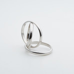 Argentium Sterling Silver Ring // Rolling (10)