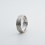 Argentium Sterling Silver Ring // Flat Briad (8)