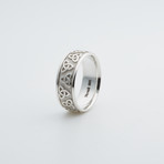 Argentium Sterling Silver Ring // Celtic (9.5)