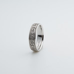 Argentium Sterling Silver Ring // Open Chain (7)