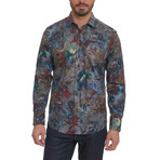 Big Nova Long Sleeve Woven Shirt // Multi (XS)