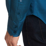 Lewiston Long Sleeve Woven Shirt // Teal (XS)