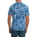 Islets Short Sleeve Knit T-shirt // Blue (XS)