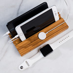 Apple Watch Charging Station Dock // Double Slot // Amber