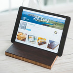 Stand Charging Dock // Tablet + iPad // Espresso