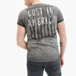 Lost In America T-Shirt // Anthracite (Large)