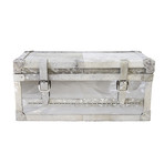 Forest Collection // Steel + Cowhide Trunk (Small)