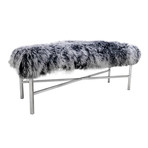 Mongolian Fur Bench