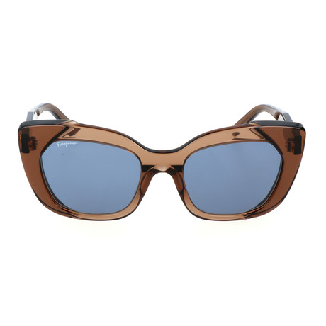 Ferragamo // Women's SF860S Sunglasses // Crystal Brown